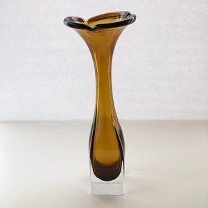 VTG ASEDA GLASBRUK ART GLASS VASE BO BORGSTROM